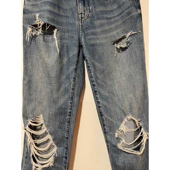 Pistola Presley High Rise Vintage '90s Roller Ripped Jeans Size 24 Del Mar EUC - Picture 4 of 10